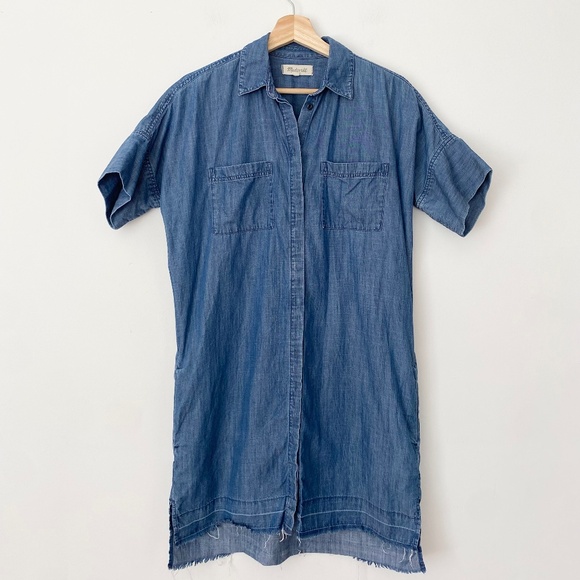 Madewell chambray boxy dress - Picture 2 of 5